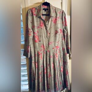 Banana Republic pleated dress